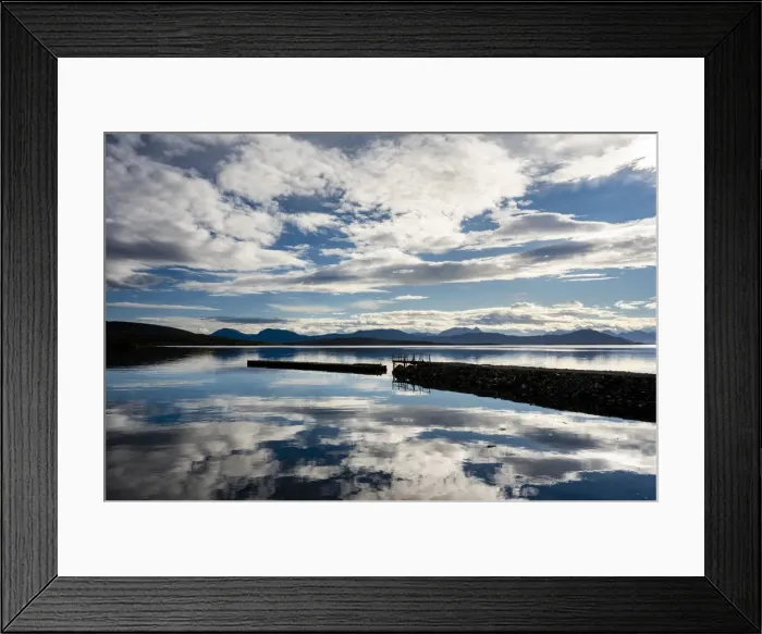 Framed Print : Headland and lake reflection, Senja, Norway, Scandinavia, Europe Framed Print : Headland and lake reflection, Senja, Norway, Scandinavia, Europe