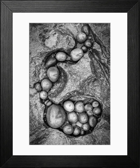 Framed Print : Pebble abstract on a beach, Wales, United Kingdom, Europe Framed Print : Pebble abstract on a beach, Wales, United Kingdom, Europe