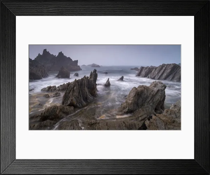 Framed Print : Jagged ledges on the dramatic north Devon coast, Devon, England, United Kingdom, Europe Framed Print : Jagged ledges on the dramatic north Devon coast, Devon, England, United Kingdom, Europe