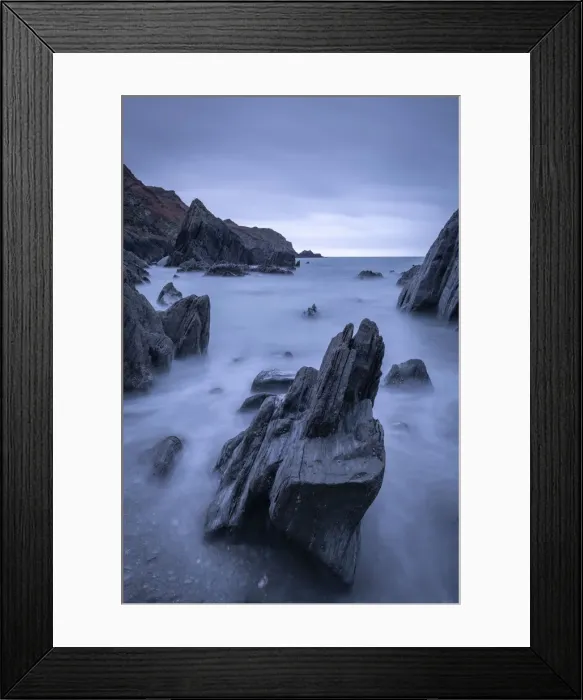 Framed Print : Rocky cove on the North Devon coast, Devon, England, United Kingdom, Europe Framed Print : Rocky cove on the North Devon coast, Devon, England, United Kingdom, Europe