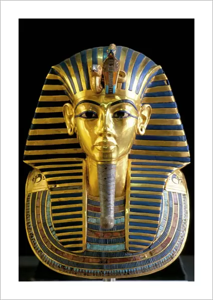 Gold mask of Tutankhamun, Egyptian Museum, Cairo, Egypt, North Africa, Africa