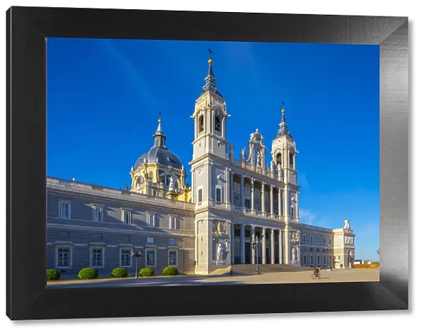 Exterior of Almudena Cathedral, Madrid, Spain, Europe