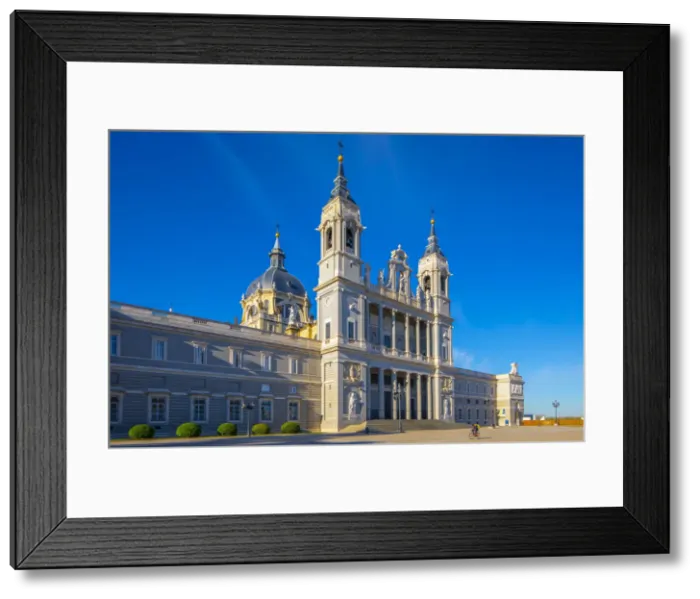 Framed Print : Exterior of Almudena Cathedral, Madrid, Spain, Europe Framed Print : Exterior of Almudena Cathedral, Madrid, Spain, Europe