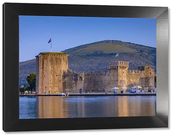 Kamerlengo Fortress, Trogir Harbour, Trogir, Dalmatian Coast, Croatia, Europe