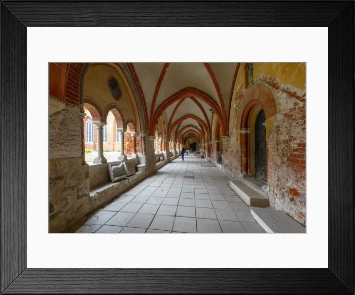 Framed Print : Cloisters in the Dome Cathedral, Riga, Latvia, Europe Framed Print : Cloisters in the Dome Cathedral, Riga, Latvia, Europe