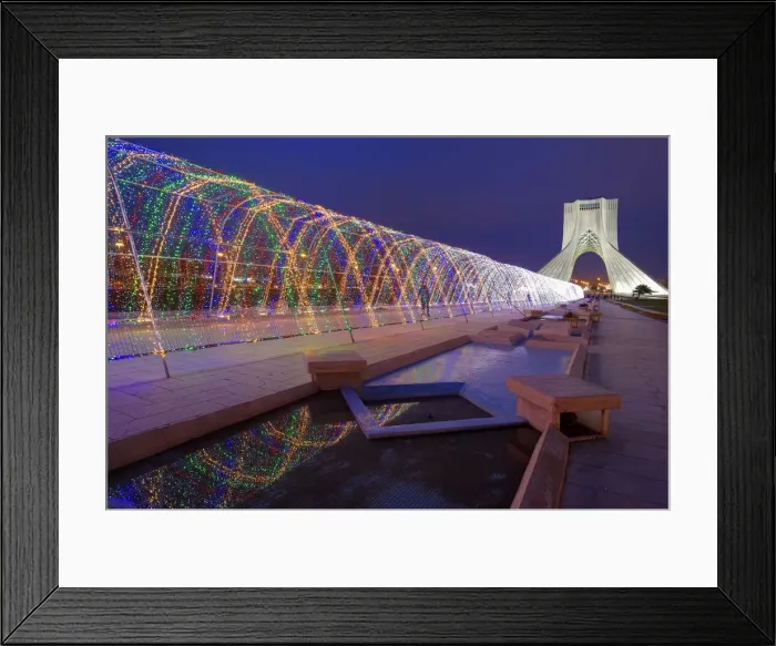 Framed Print : Azadi Tower (Freedom Monument) formerly known as Shahyad Tower and cultural complex Framed Print : Azadi Tower (Freedom Monument) formerly known as Shahyad Tower and cultural complex