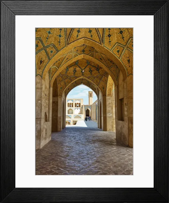 Framed Print : Agha Bozorg Mosque, Kashan, Isfahan Province, Islamic Republic of Iran, Middle East Framed Print : Agha Bozorg Mosque, Kashan, Isfahan Province, Islamic Republic of Iran, Middle East