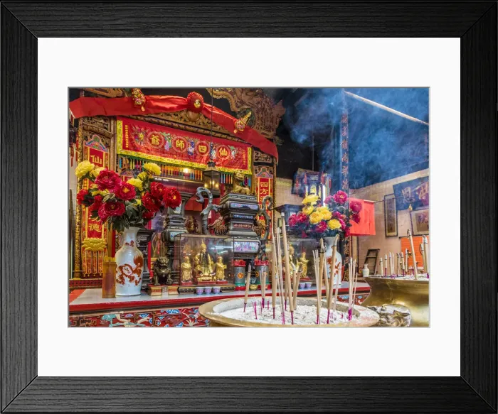 Framed Print : Sin Sze Si Ya Temple in Kuala Lumpur, Malaysia, Southeast Asia, Asia Framed Print : Sin Sze Si Ya Temple in Kuala Lumpur, Malaysia, Southeast Asia, Asia