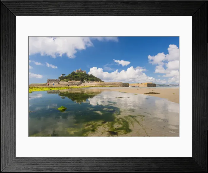 Framed Print : St. Michaels Mount, Marazion, Cornwall, England, United Kingdom, Europe
