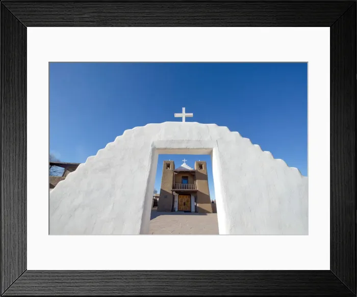 Framed Print : Adobe church at Taos Pueblo, UNESCO World Heritage Site, Taos, New Mexico, United Framed Print : Adobe church at Taos Pueblo, UNESCO World Heritage Site, Taos, New Mexico, United