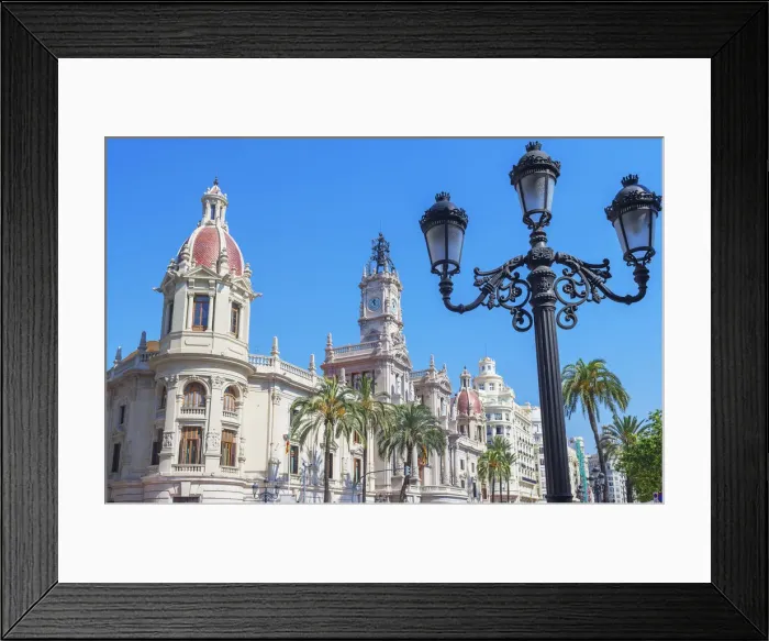 Framed Print : City Hall, Valencia, Comunidad Autonoma de Valencia, Spain, Europe Framed Print : City Hall, Valencia, Comunidad Autonoma de Valencia, Spain, Europe