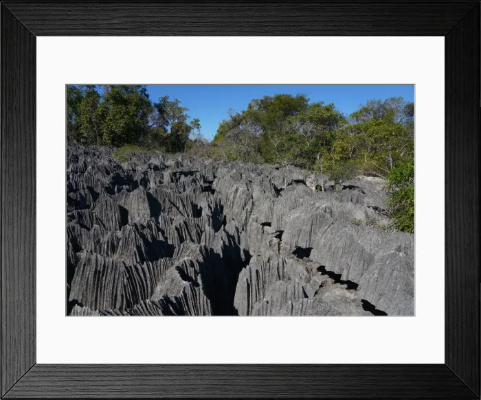 Framed Print : Small Tsingy, Tsingy de Bemaraha National Park, UNESCO World Heritage Site, Melaky Region