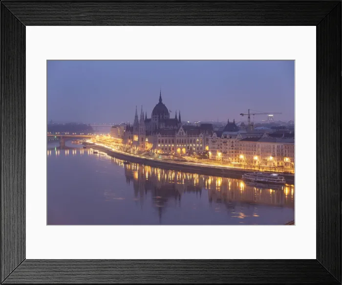 Framed Print : Sitting on the banks of the River Danube, the Hungarian Parliament Building dates Framed Print : Sitting on the banks of the River Danube, the Hungarian Parliament Building dates