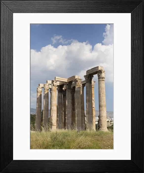 Framed Print : Temple of Olympian Zeus, Athens, Greece, Europe Framed Print : Temple of Olympian Zeus, Athens, Greece, Europe