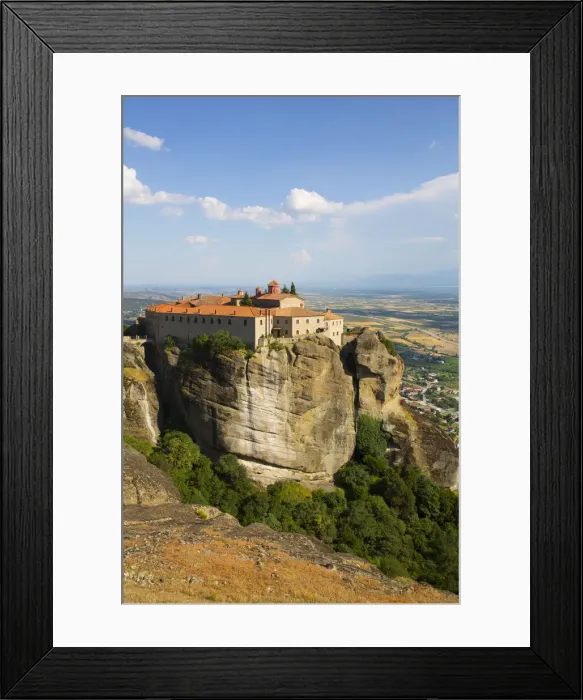 Framed Print : Holy Monastery of St. Stephen, Meteora, UNESCO World Heritage Site, Thessaly, Greece Framed Print : Holy Monastery of St. Stephen, Meteora, UNESCO World Heritage Site, Thessaly, Greece