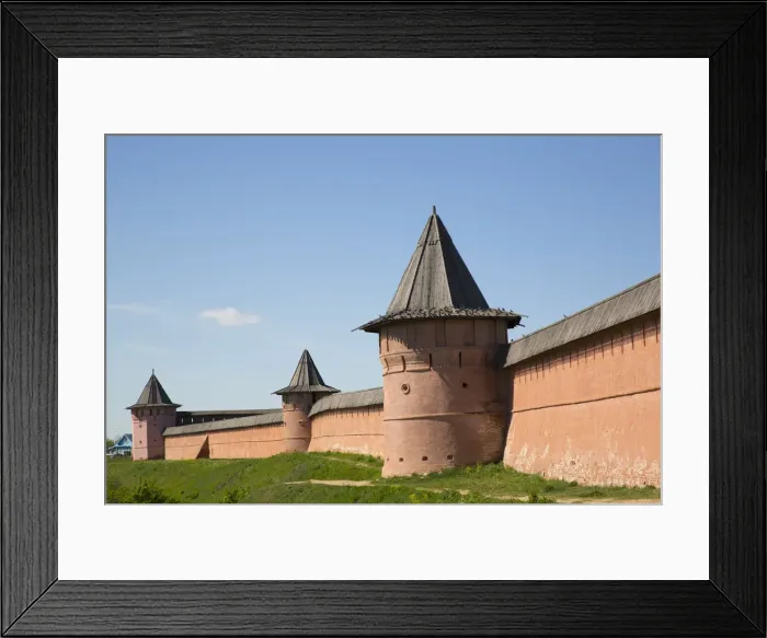 Framed Print : Rampart Walls and Towers, Saviour Monastery of St. Euthymius, UNESCO World Heritage Site Framed Print : Rampart Walls and Towers, Saviour Monastery of St. Euthymius, UNESCO World Heritage Site