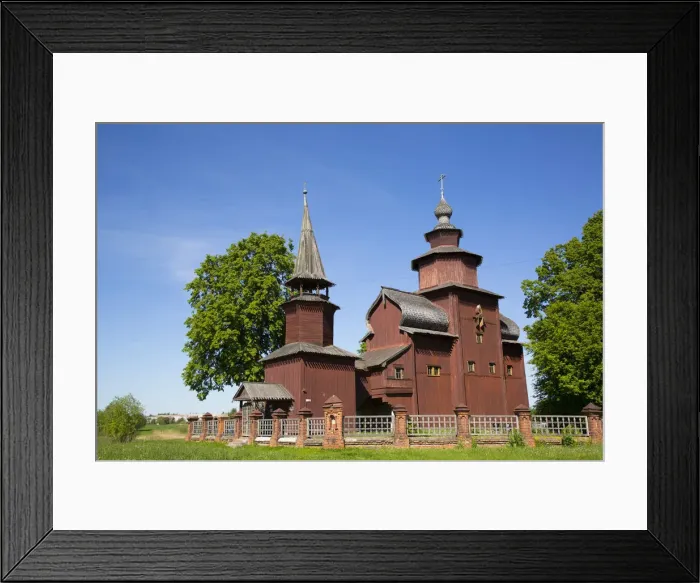 Framed Print : Church of St. John the Theologian built between 1687 and 1689, near Rostov Veliky