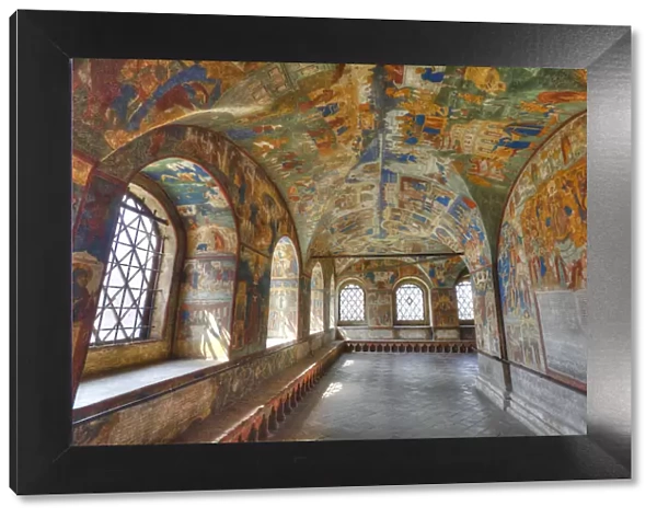 Frescoes, Church of St. John the Baptist, UNESCO World Heritage Site, Yaroslavl, Yaroslavl