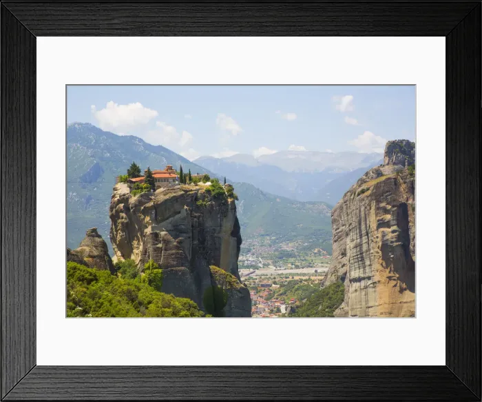 Framed Print : Holy Monastery of Holy Trinity, Meteora, UNESCO World Heritage Site, Thessaly, Greece Framed Print : Holy Monastery of Holy Trinity, Meteora, UNESCO World Heritage Site, Thessaly, Greece