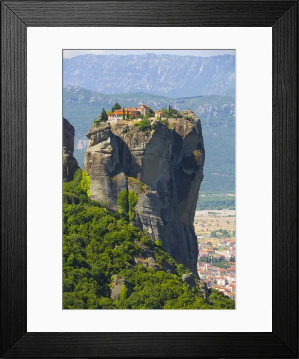 Framed Print : Holy Monastery of Holy Trinity, Meteora, UNESCO World Heritage Site, Thessaly, Greece Framed Print : Holy Monastery of Holy Trinity, Meteora, UNESCO World Heritage Site, Thessaly, Greece