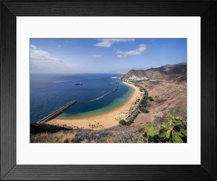 Framed Print : Playa de las Teresitas, San Andres, Tenerife, Canary Islands, Spain, Atlantic, Europe Framed Print : Playa de las Teresitas, San Andres, Tenerife, Canary Islands, Spain, Atlantic, Europe