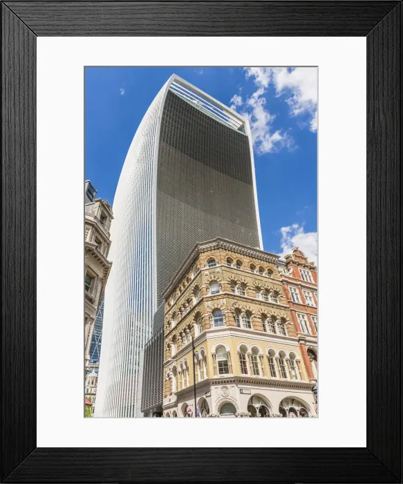 Framed Print : 20 Fenchurch Building (the Walkie Talkie building), City of London, London, England Framed Print : 20 Fenchurch Building (the Walkie Talkie building), City of London, London, England