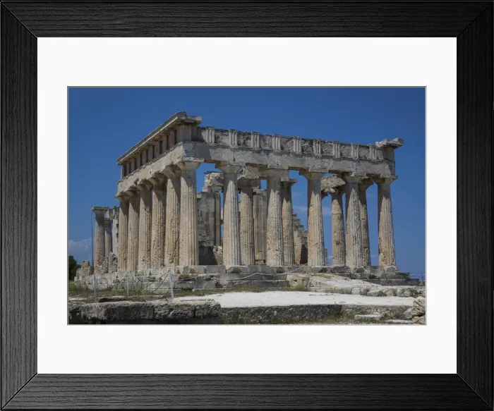 Framed Print : Afea Temple, Aegina, Saronic Islands, Greek Islands, Greece, Europe Framed Print : Afea Temple, Aegina, Saronic Islands, Greek Islands, Greece, Europe