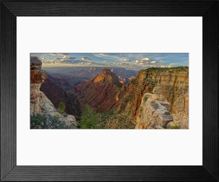Framed Print : Panorama of Grand Canyon viewed from Buggeln Point just east of Buggeln Hill on Framed Print : Panorama of Grand Canyon viewed from Buggeln Point just east of Buggeln Hill on