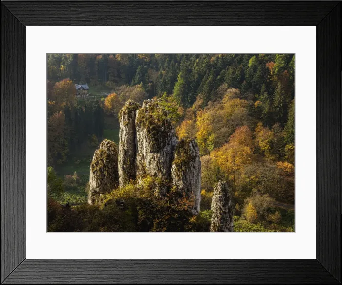 Framed Print : The Glove Rock Formation, Ojcow National Park, Krakow-Czestochowa Upland (Polish Jura) Framed Print : The Glove Rock Formation, Ojcow National Park, Krakow-Czestochowa Upland (Polish Jura)