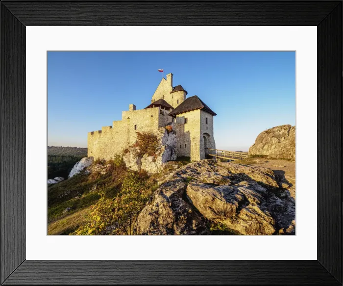 Framed Print : Bobolice Royal Castle, Trail of the Eagles Nests, Krakow-Czestochowa Upland Framed Print : Bobolice Royal Castle, Trail of the Eagles Nests, Krakow-Czestochowa Upland