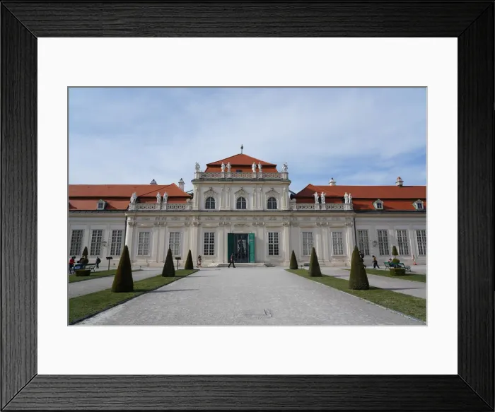 Framed Print : Lower Belvedere, Vienna, Austria, Europe Framed Print : Lower Belvedere, Vienna, Austria, Europe
