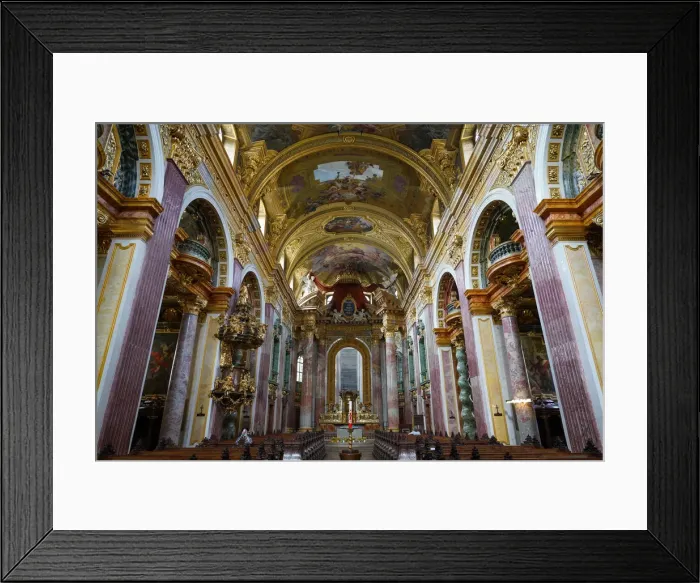 Framed Print : The Jesuit Church (Jesuitenkirche) (University Church), Vienna, Austria, Europe Framed Print : The Jesuit Church (Jesuitenkirche) (University Church), Vienna, Austria, Europe