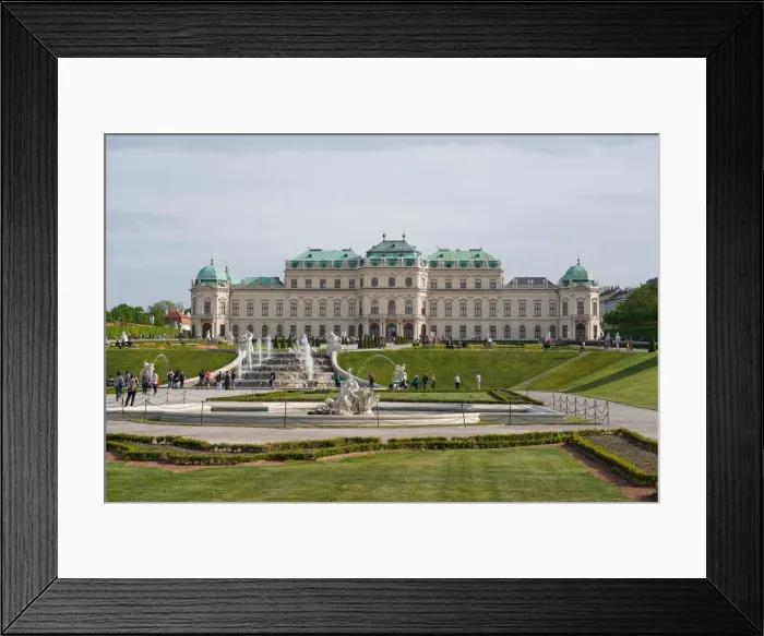 Framed Print : The Upper Belvedere, Vienna, Austria, Europe Framed Print : The Upper Belvedere, Vienna, Austria, Europe