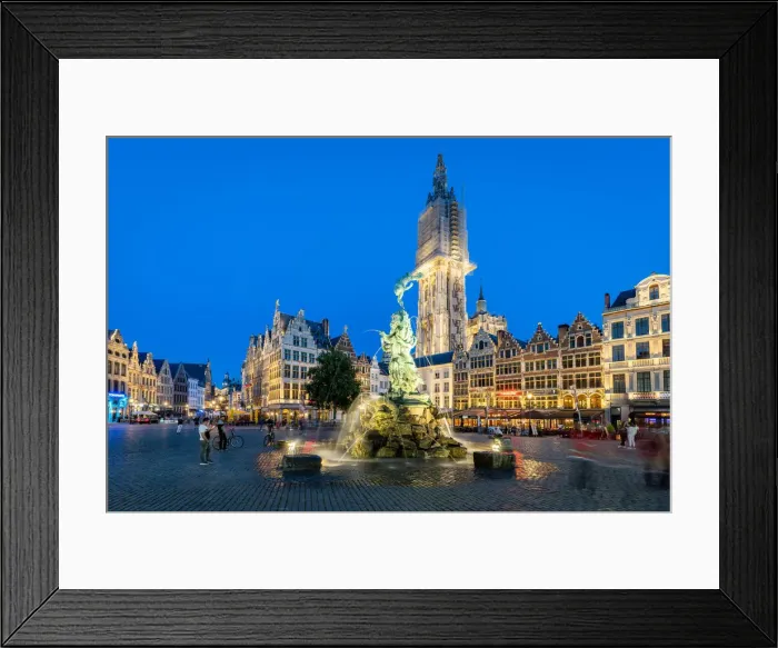 Framed Print : The Grote Markt in the historic centre, Antwerp, Belgium, Europe Framed Print : The Grote Markt in the historic centre, Antwerp, Belgium, Europe
