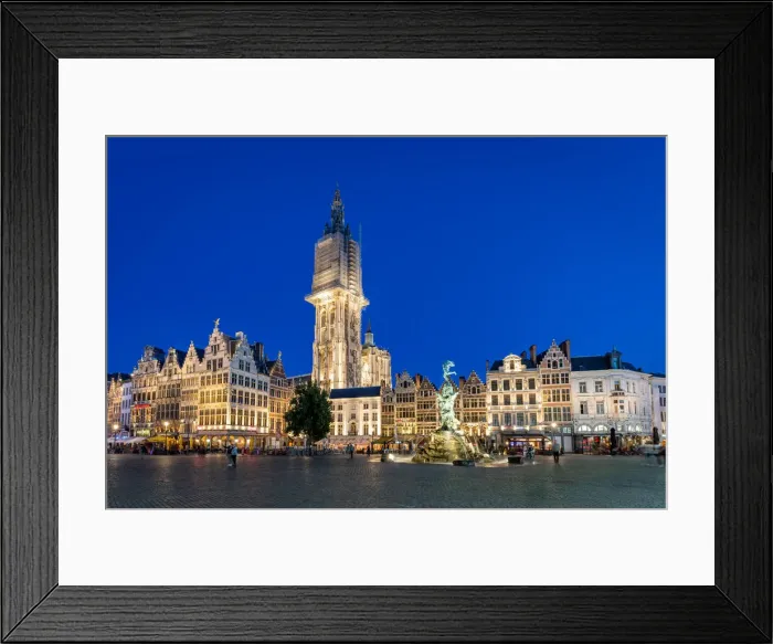 Framed Print : The Grote Markt in the historic centre, Antwerp, Belgium, Europe Framed Print : The Grote Markt in the historic centre, Antwerp, Belgium, Europe