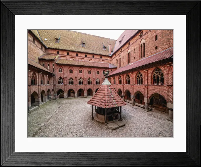 Framed Print : Castle of the Teutonic Order in Malbork, UNESCO World Heritage Site, Pomeranian Framed Print : Castle of the Teutonic Order in Malbork, UNESCO World Heritage Site, Pomeranian