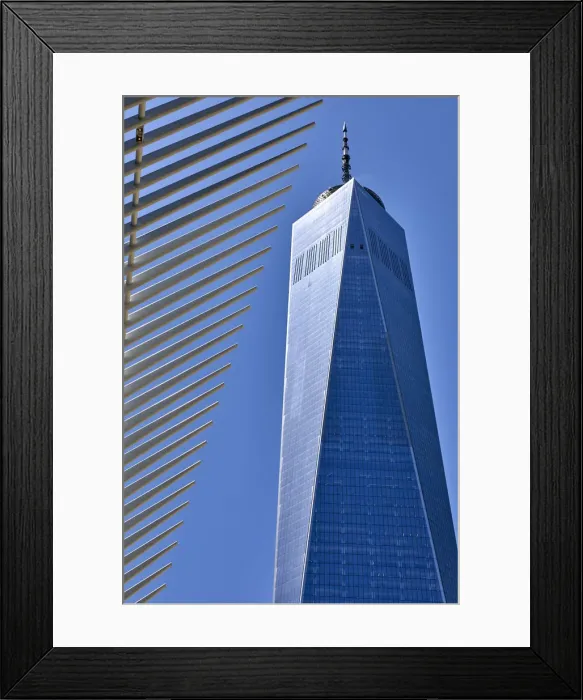Framed Print : One World Trade Center in New York City, New York, United States of America, North Framed Print : One World Trade Center in New York City, New York, United States of America, North