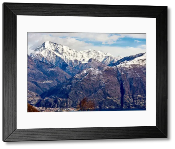 Framed Print : Monte Legnone mountain by Lake Como, Lombardy, Italian Lakes, Italy, Europe Framed Print : Monte Legnone mountain by Lake Como, Lombardy, Italian Lakes, Italy, Europe