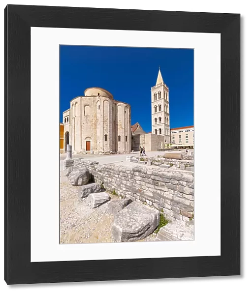 View of Cathedral of St. Anastasia, Zadar, Zadar county, Dalmatia region, Croatia, Europe