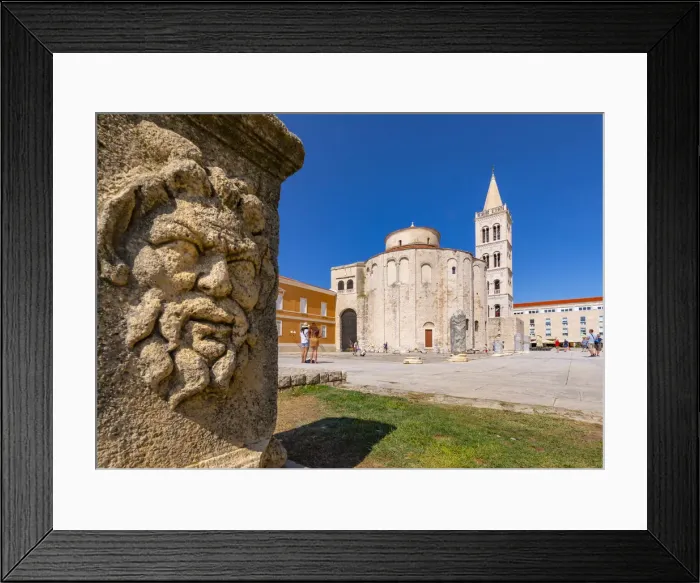 Framed Print : View of Cathedral of St. Anastasia, Zadar, Zadar county, Dalmatia region, Croatia, Europe Framed Print : View of Cathedral of St. Anastasia, Zadar, Zadar county, Dalmatia region, Croatia, Europe