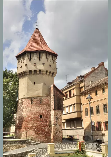 Tower of the Carpenters, Sibiu, Transylvania Region, Romania, Europe