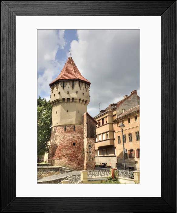 Framed Print : Tower of the Carpenters, Sibiu, Transylvania Region, Romania, Europe Framed Print : Tower of the Carpenters, Sibiu, Transylvania Region, Romania, Europe