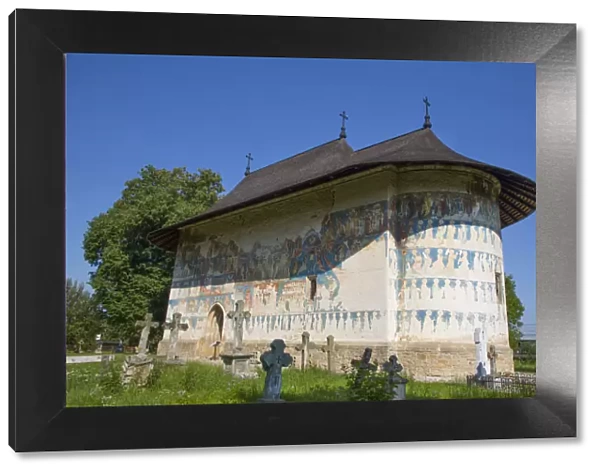Arbore Monastery, 1502, UNESCO World Heritage Site, Arbore, Suceava County, Romania