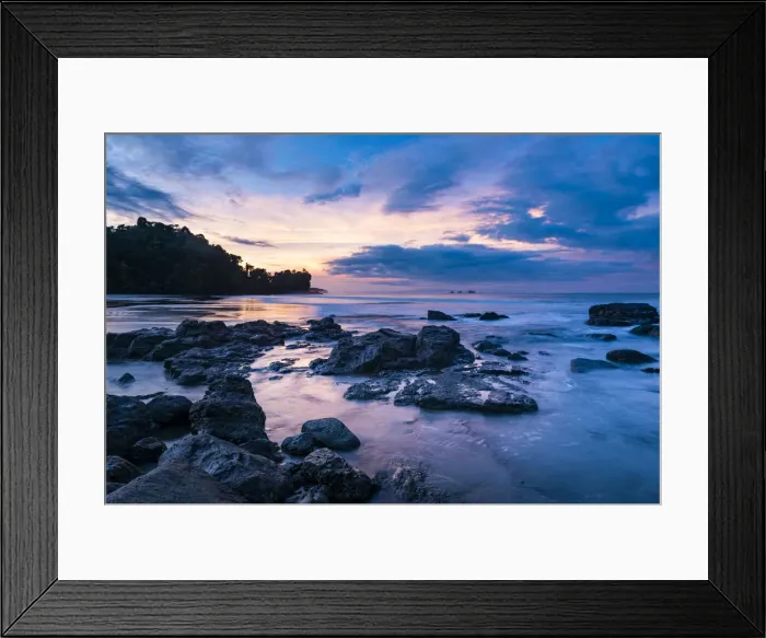 Framed Print : Sunrise at Playa Arco Beach, Uvita, Marino Ballena National Park, Puntarenas Province Framed Print : Sunrise at Playa Arco Beach, Uvita, Marino Ballena National Park, Puntarenas Province