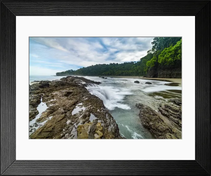Framed Print : Playa Arco Beach, Uvita, Marino Ballena National Park, Puntarenas Province, Pacific Framed Print : Playa Arco Beach, Uvita, Marino Ballena National Park, Puntarenas Province, Pacific