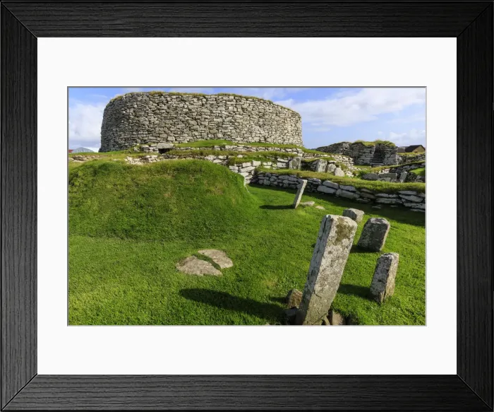 Framed Print : Clickimin Broch, Iron Age Fort, from the West, Clickimin Loch, Central Lerwick, Shetland Framed Print : Clickimin Broch, Iron Age Fort, from the West, Clickimin Loch, Central Lerwick, Shetland