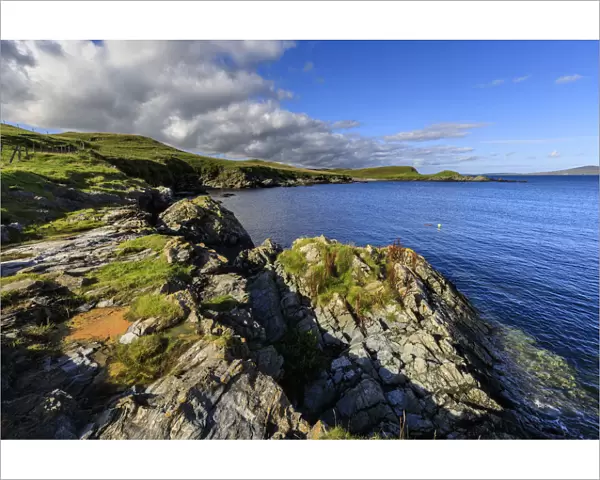 View towards Bressay on a beautiful day, Bay of Ocraquoy, Fladdabister, South Mainland