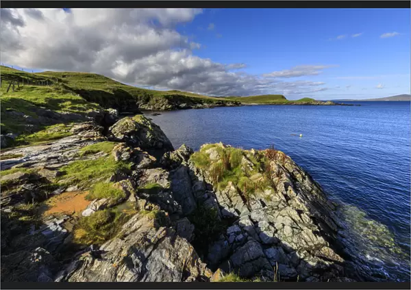 View towards Bressay on a beautiful day, Bay of Ocraquoy, Fladdabister, South Mainland