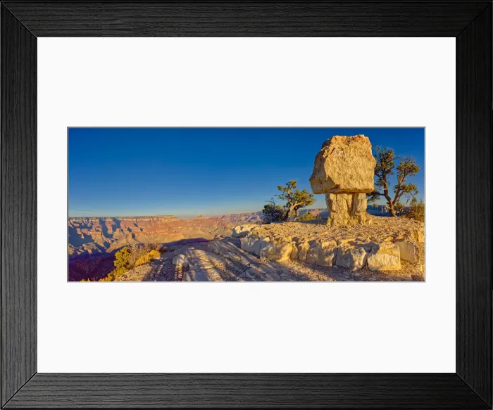 Framed Print : A northeast panorama of the Grand Canyon from Shoshone Point at sundown, with Shoshone Framed Print : A northeast panorama of the Grand Canyon from Shoshone Point at sundown, with Shoshone