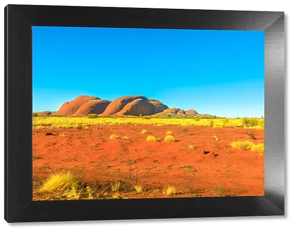 The domed rock formations of Kata Tjuta (Mount Olgas) in Uluru-Kata Tjuta National Park